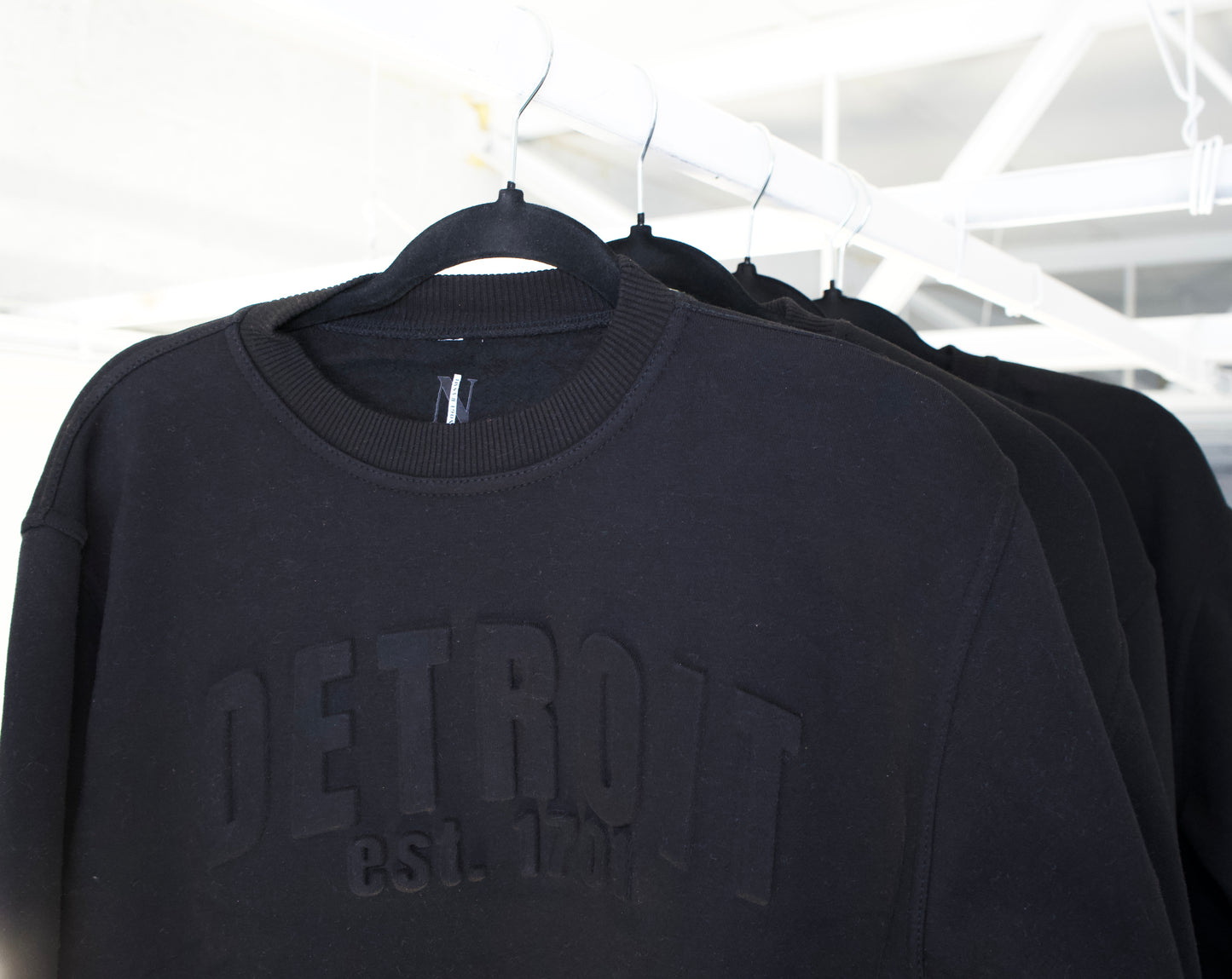 3D Detroit Sweatshirt (Black)