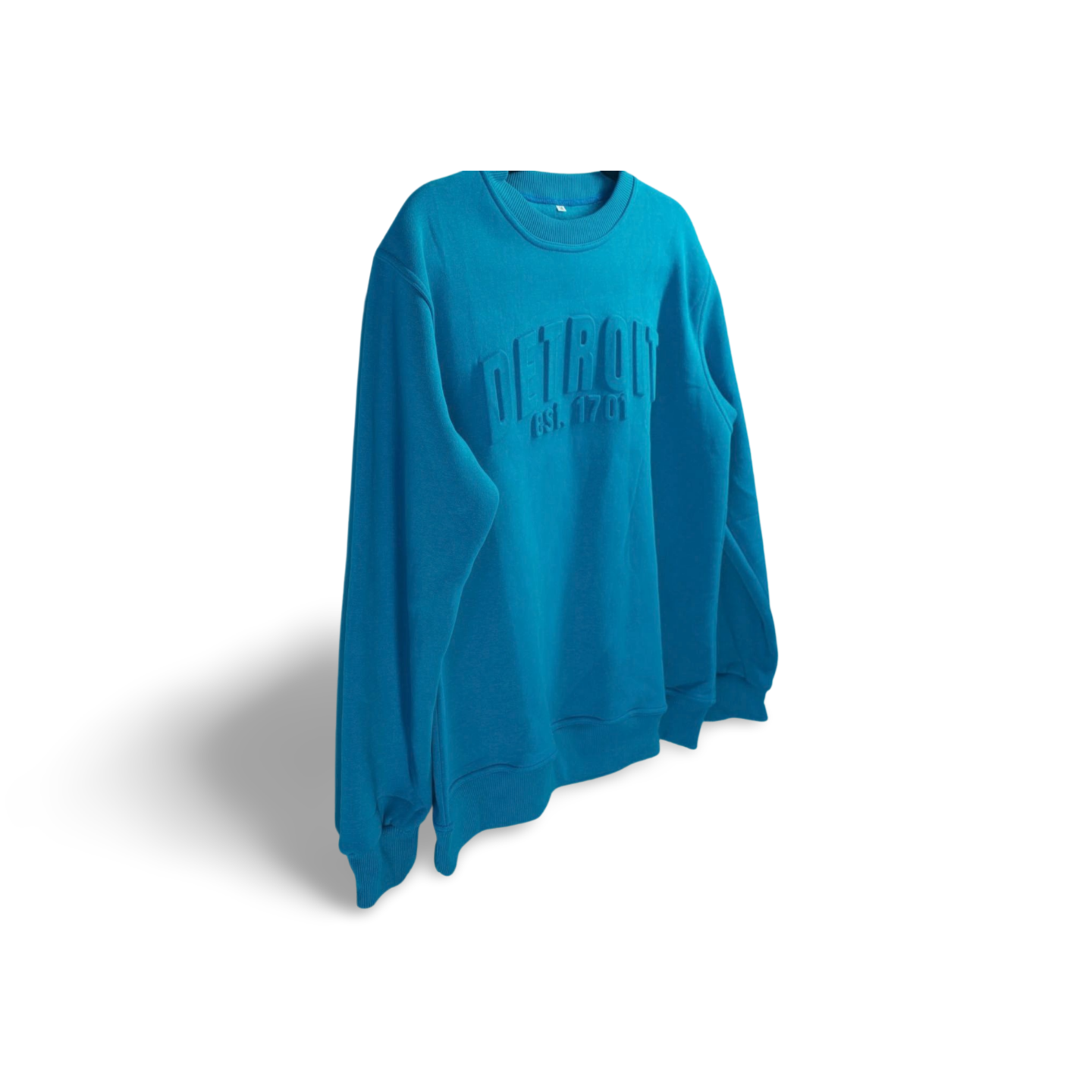 3D Detroit Sweatshirt (Teal Blue)