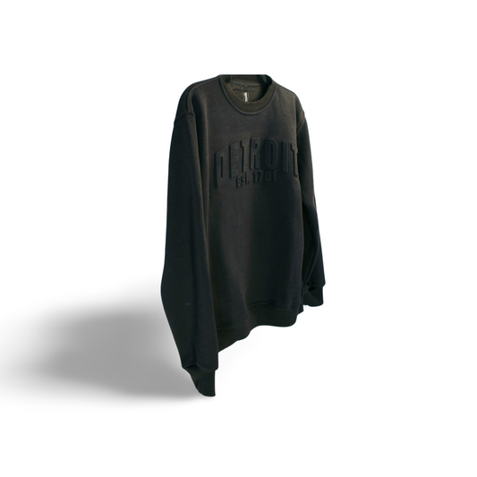 3D Detroit Sweatshirt (Black)