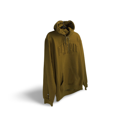 3D Detroit Hoodie (Olive Green)