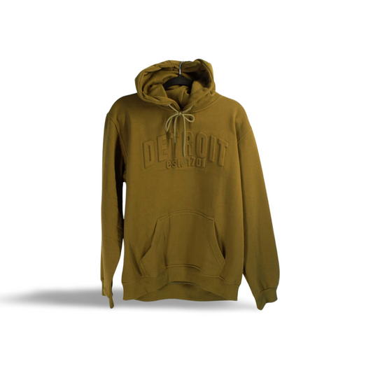 3D Detroit Hoodie (Olive Green)