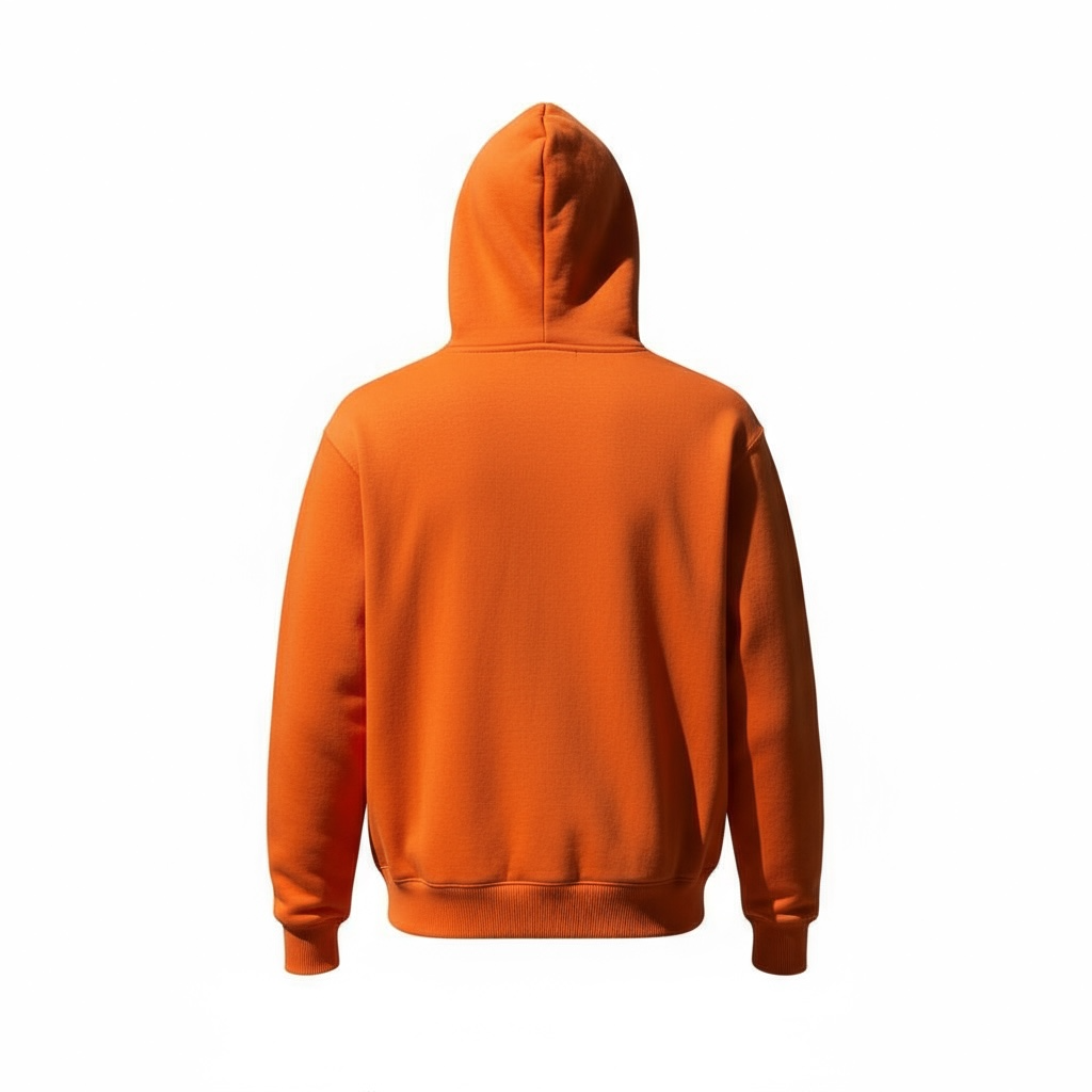 3D Detroit Hoodie (Orange)