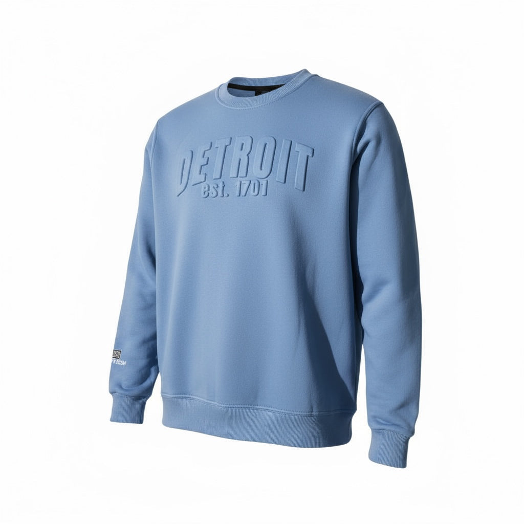 3D Detroit Sweatshirt (Ice Blue)