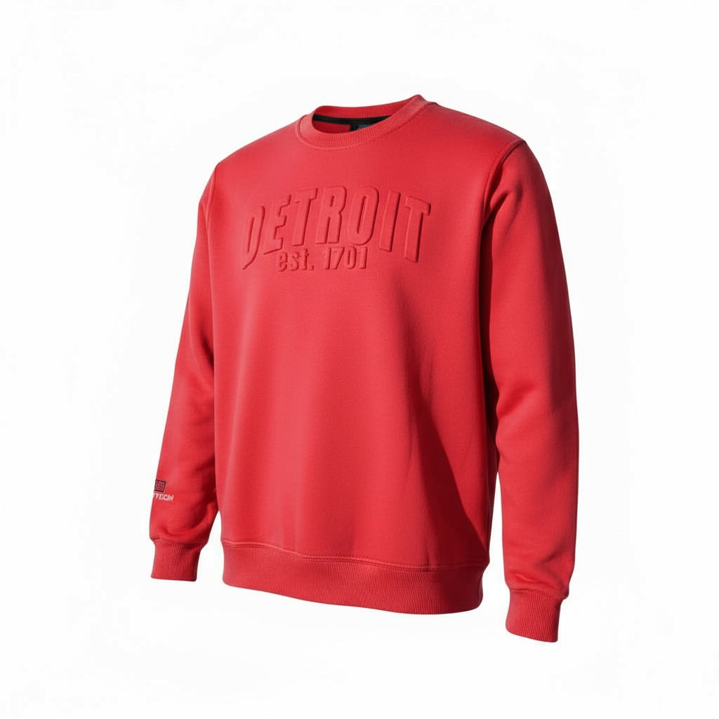 3D Detroit Sweatshirt (Fire Red)