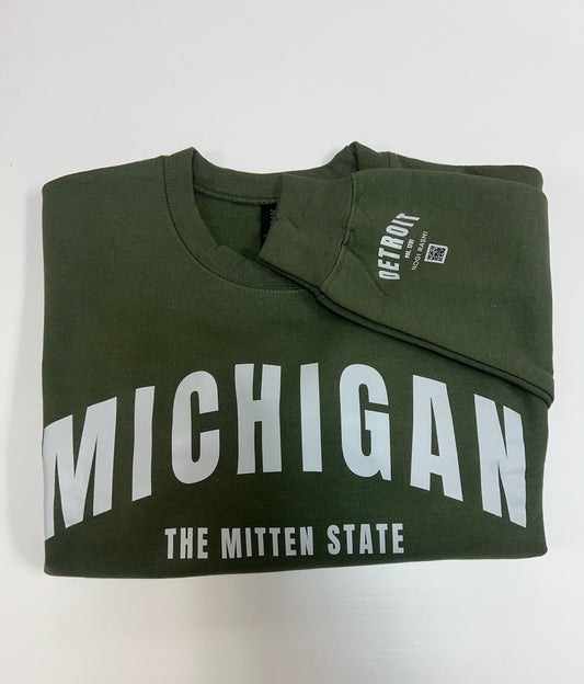 Michigan Sweatshirt (Olive Green)