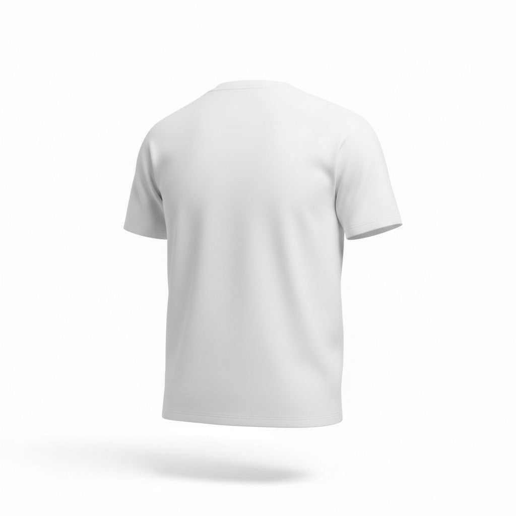 3D Short Sleeve T-Shirt (Polar White)