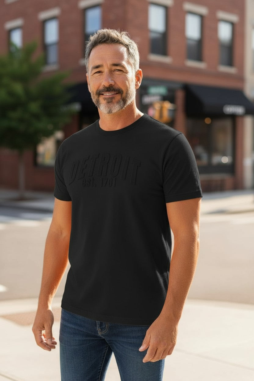 3D Short Sleeve T-shirt (Black)