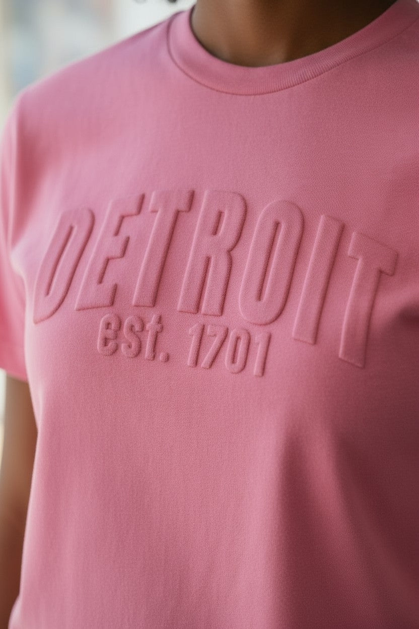 3D Short Sleeve T-Shirt (Pink)