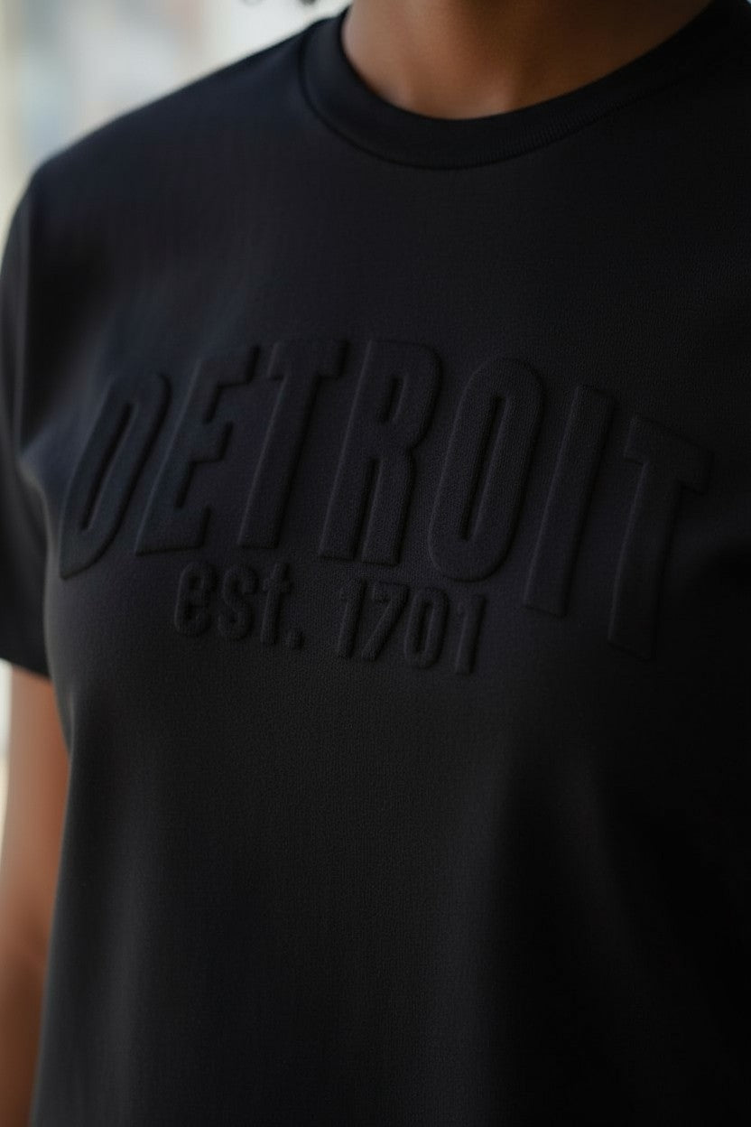 3D Short Sleeve T-shirt (Black)