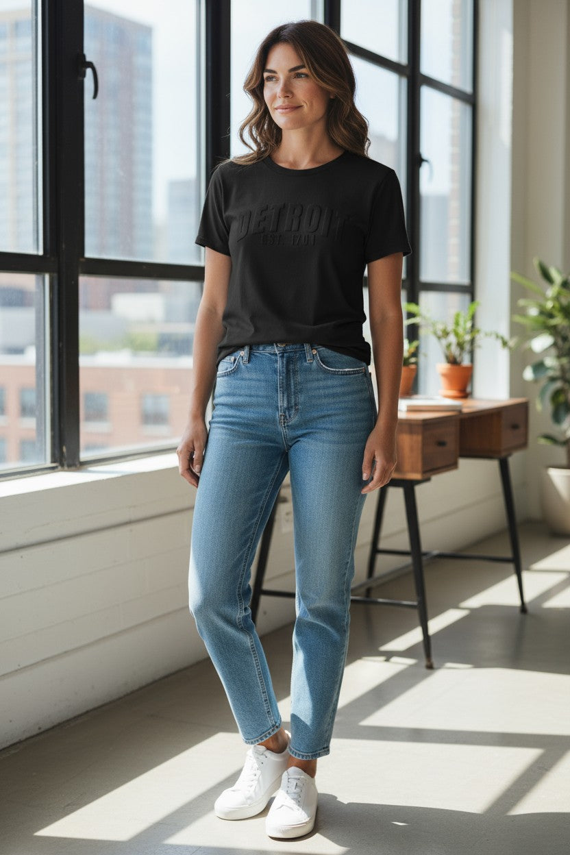 3D Short Sleeve T-shirt (Black)