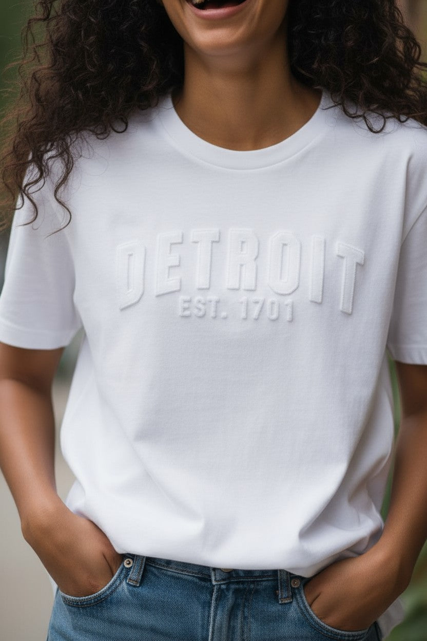 3D Short Sleeve T-Shirt (Polar White)